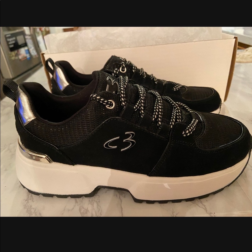 Concept 3 by Skechers Women's to Top It Off Lace-up Fashion Sneaker